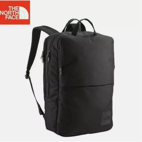 EUC The North Face Shuttle Backpack Black daypack - Picture 1 of 12